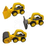 BIG Un set de 3 mașinuțe de lucru pentru nisip Power Worker Griffy Set BIG excavator, lamă și cilindru compactator de la 12 luni (BIG54853)