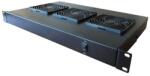 EXCEL Ventilátor 1U 3 egységes kapcsolóval 19"-os fekete IVU3-BK (IVU3-BK)