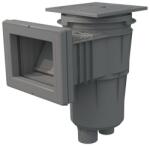 Astral Pool Szkimmer 17, 5 l hosszú nyakkal és négyzet alakú tetővel, világos szürke színű (RAL7004), fóliás és előregyártott medencékhez