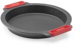 Lékué LK887420 Non-Stick kerek tortaforma szürke piros fogantyúval (LK887420)