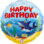  Happy Birthday Ocean mini fólia lufi 19 cm (WP) (GBB22063) - pepita