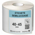 LabelLife Rola etichete autoadezive semilucioase 40x45 mm, adeziv deepfreeze, 4000 etichete rola (ER08R40X45EH)