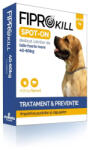 Chanelle Fiprokill 402 mg Spot-On Caine 40-60 kg -3 Pipete Antiparazitare Cutie