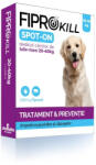 Chanelle Fiprokill 268 mg Spot-On Caine 20-40 kg -3 Pipete Antiparazitare Cutie