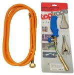 TopTrade PB gázperzselő, 3 m tömlővel, nyomásszabályozóval, kerek: 12 mm, csőhöz: 15 mm, lapos: 17 mm/380 mm