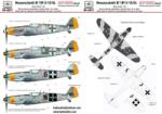 HADMODELS 1/48 Messerschmitt Bf 109 G-10 vadászgép matrica készlet HADDW48012 (HADDW48012)