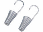 Extol kampó, 2db; 12mm-es gumikötélhez, 4 mm horganyzott acélból (8861124)