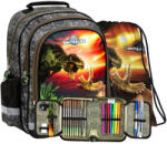 DERFORM Set scoala DINOZAUR - Ghiozdan + Penar echipat + Sac incaltaminte, Derform (SET-6213+5643+5957)