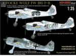 HADMODELS 1/35 FW 190 F-8 vadászgép matrica készlet HADDWAP35003 (HADDWAP35003)