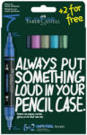Faber-Castell Blister 6 + 2 buc marker acrilic multimark tonuri reci faber-castell (FC186018)