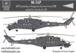 HADMODELS 1/48 Magyar Mi-24P NATO festés katonai helikopter matrica készlet HAD48199 (HAD48199)