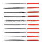 TOYA Tűreszelő készlet 4x160x75mm 10 részes (YT-6164)