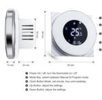 PNI PNI, NIP beágyazott intelligens termosztát SafeHome PT38R Wi-Fi