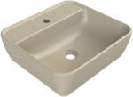 CeraStyle ONE - PULTRA ültethető - Top Counter mosdó - MATT BÉZS - csaplyukas - 55x45cm