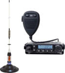 PNI Pachet Statie radio CB PNI Escort HP 6500 PRO, ASQ, VOX, NRC cu antena CB PNI ML70 cu magnet (pni-pack151) - cel Statii radio