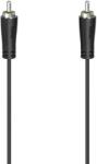 Hama Cablu audio Hama - 205098, RCA/RCA, 1.5 m, negru (HAMA-205098)