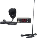 PNI Statie radio CB PNI Escort HP 5500 si antena CB PNI Extra 45 45 cm SWR 1.0 26-30MHz 150W negru (pni-pack129) Statii radio