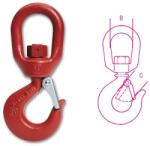  8064S 1, 6 állítható emelőhorog szénacél