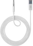Cellularline Cablu Cellularline - 6977, USB-C/jack 3.5 mm, 1 m, alb (AUXMUSICABLETYPECW)