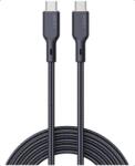 AUKEY Cablu de date AUKEY CB-KCC102, USB-C male - USB-C male, 1.8 m, Black (CB-KCC102)