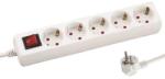 EUROLAMP Prelungitor EUROLAMP SA - 10332, 5 prize, 1.5m, alb (147-62213)