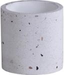  Kaspó cement 15 cm fehér