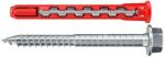 Fischer HybridPower 10 x 90 hatlapfejű csavarral
