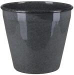  A. H. G. fém kaspó lefolyódugóval 14, 5 cm átmérő x 13 cm antracit