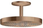 Hansgrohe One cap de duș cu braț 28x28 cm rotund auriu 48493310 (48493310)
