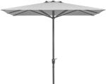 Schneider Schirme Schneider Korsika középoszlopos napernyő 270 cm x 270 cm ezüstszürke