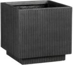 Mica Decorations Quito Outdoor virágcserép 30 cm x 30 cm x 30 cm magnéz. fekete