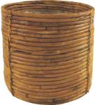  Virágcserép rattan barna 17 cm x 16 cm