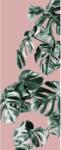 Komar vlies fotótapéta Monstera Rosé Panel 100 cm x 250 cm