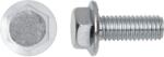  SW10 Hatlapfejű karimás csavar fehér horganyzott M6 x 20 mm 8 db