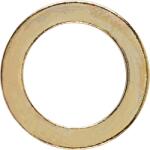 LUX-TOOLS távtartó alátét zsanérhoz sárgaréz bevonattal átmérő 11 mm 12 db