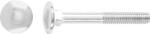  Kapupánt csavar részleges menettel M8 x 100 mm fehér horganyzott - súlyra