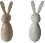 Boltze dekoráció Alex 2-féle változatban 14 cm x 4 cm x 4 cm fehér-natúr