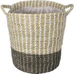  Tengeri fűből készült kosár szürke 33 x 35 cm - obi - 11 990 Ft