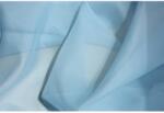  Fényáteresztő voile függöny 11101/15 halvány kék 290 cm magas méteráru (74120)