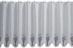  Vitrázsfüggöny V597 60 cm magas levendulamintás méteráru