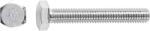 LUX-TOOLS gépcsavar M8 x 50 mm horganyzott végigmenetes 50 db (482134)