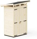 Upyard kerti ház Strongbox S alappal 127 cm x 87 cm natúr FSC®