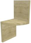  Sarok polc szett alap csomag sonoma tölgy 34 cm x 34 cm x 5, 4 cm