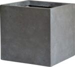 Mega Collections Cubi virágtartó 28 cm x 28 cm Szürke