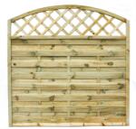  Fonott kerítéselem íves ráccsal (82010)