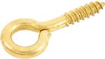  Sárgaréz csavarozható szem 1, 8 x 8 mm 6 db