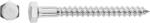  SW17 hatlapfejű facsavar fehér horganyzott 10 mm x 220 mm - súlyra