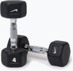 Nike Strength Gantere Nike Strength Hex Dumbbell 2 x 4 kg black/white