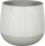  Ficonstone virágkaspó átmérő 39 cm x 35 cm kerek fehér