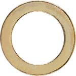 LUX-TOOLS távtartó alátét zsanérhoz sárgaréz bevonattal átmérő 13 mm 12 db